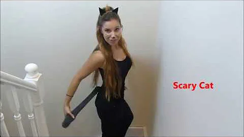 Last Minute DIY Halloween Costumes, DIY Cat ears like Ariane Grande and Donald trump mask