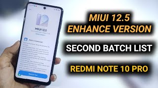 MIUI 12.5 Enhanced Edition Update Rolling Out Soon Redmi Note 10 Pro/10S Etc | MIUI 12.5 Enhanced