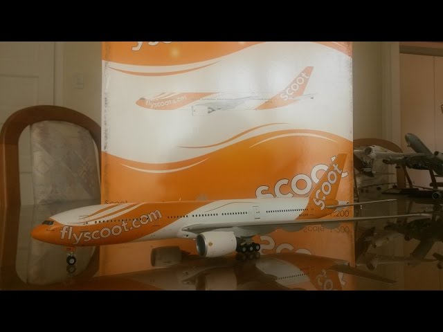 JC Wings 1:200 Scoot 777-200ER Unboxing and Review - YouTube
