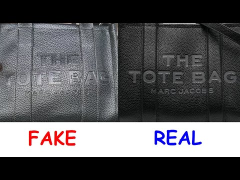 Marc Jacobs tote bag how to spot fake. Real vs fake The tote bag by Marc Jacobs