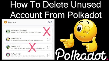 How To Delete Unused Account From Polkadot Wallet | Polkadot Wallet