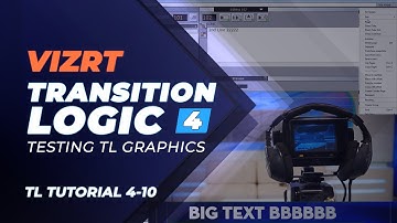 Vizrt Advanced Transition Logic Tutorial 4-10, Testing Graphics