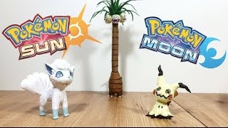 Making Pokémon figures with 3D Pen | Sun and Moon | Mimikyu, Exeggutor and Vulpix Alola form