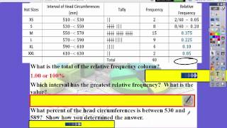 M6L5 Describing a Distribution in a Relative Frequency HIstogram