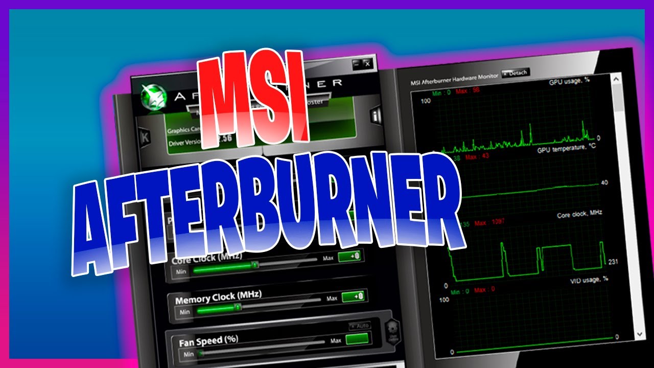 GUIA RAPIDA MSI AFTERBURNER 2020 ACTUALIZADO TUTORIAL YouTube