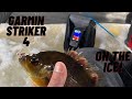 Using my GARMIN STRIKER 4 on the ICE | |  The best introductory fish finder, Best bang for your buck