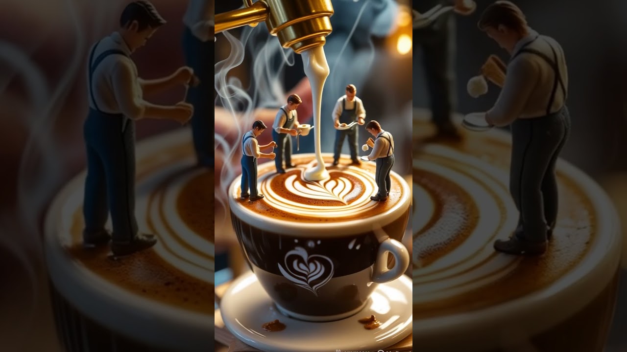 Watch Mini AI Workers Brew the Perfect Cup ☕✨