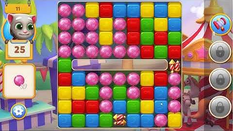 Talking Tom Fun Fair Level 11 - No Boosters