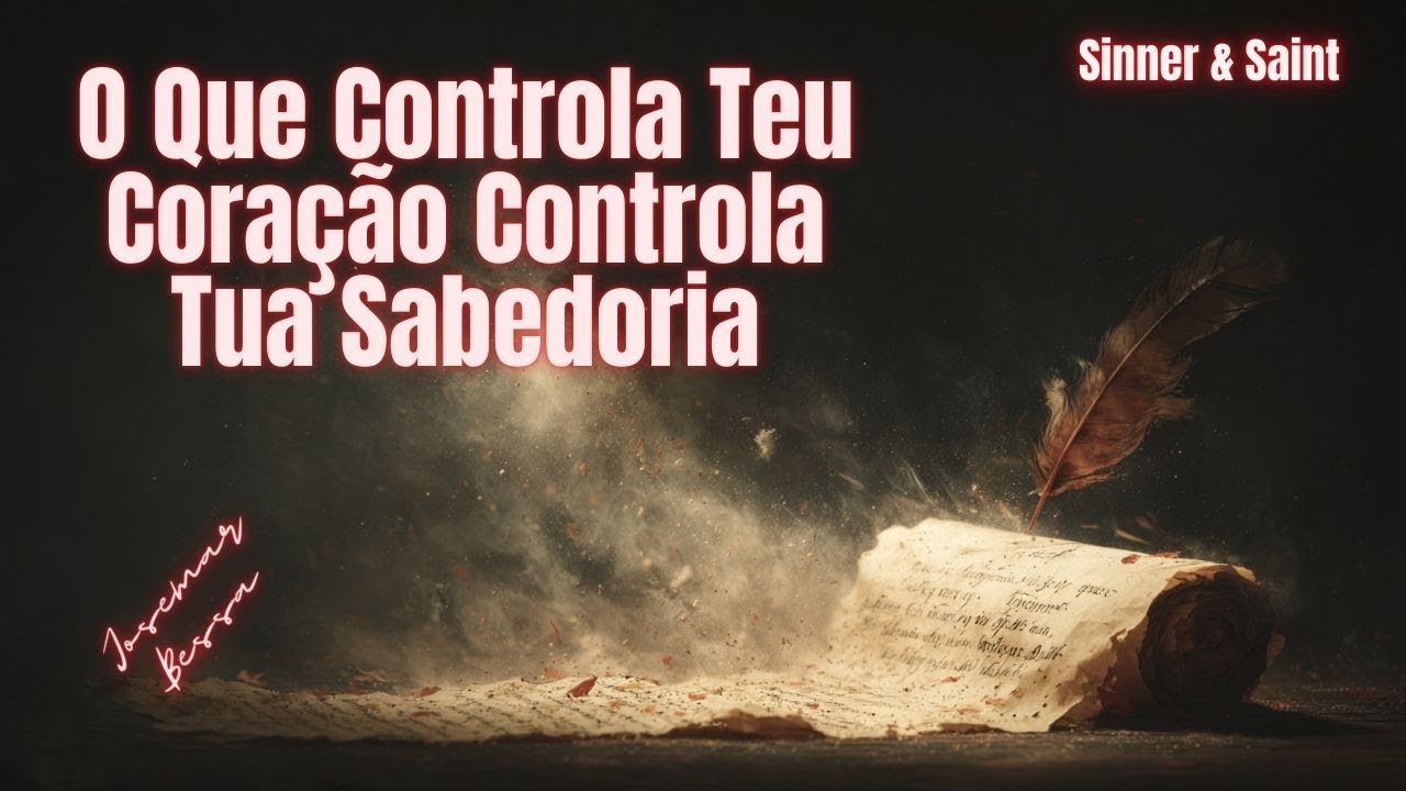 O Que Controla Teu Coração Controla Tua Sabedoria |  Josemar Bessa