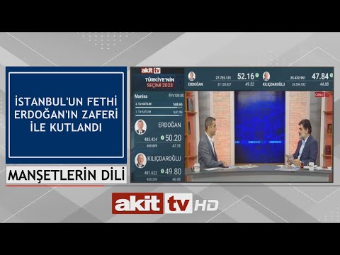 Manşetlerin Dili - İstanbul'un fethi Erdoğan'ın zaferi ile kutlandı  29.05.2023