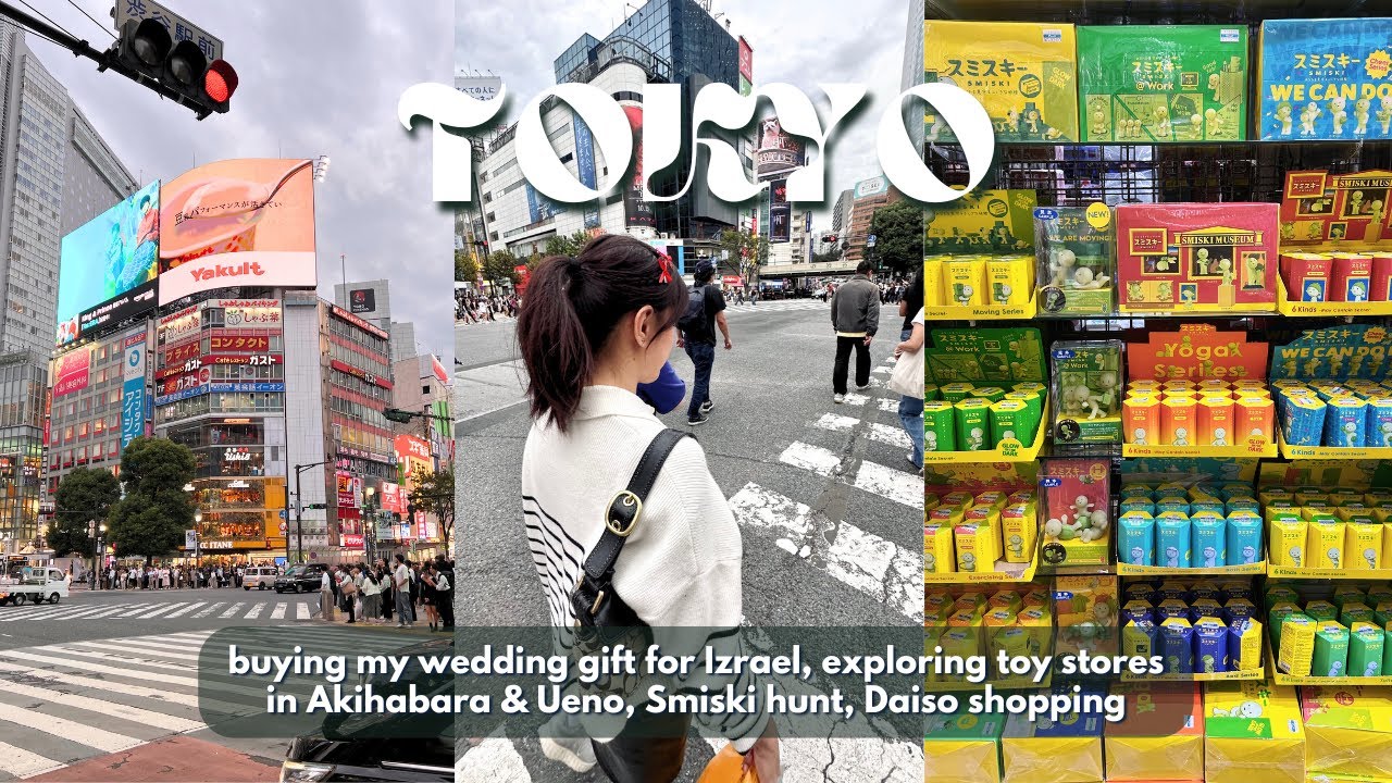JAPAN VLOG: found the cheapest Seiko 5 Sports in Tokyo! a lot of toy stores, Smiski hunt, Lindt Cafe