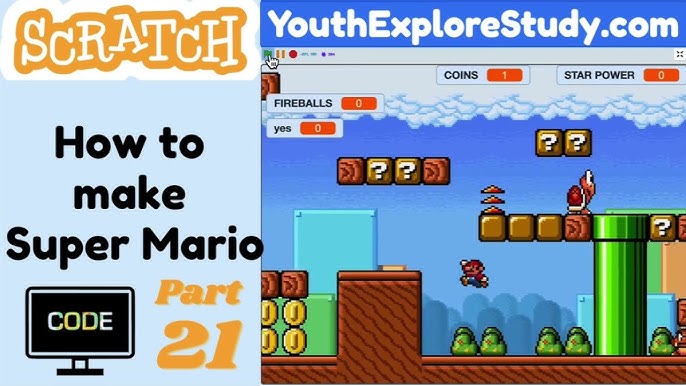 Super Mario Game in Scratch 3.0 – The Coding Fun