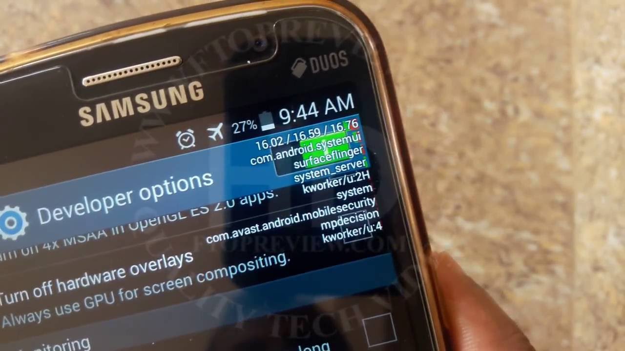 How to check High CPU usage in Android | Samsung Galaxy CPU usage Details |  Mobile Tutorial - YouTube