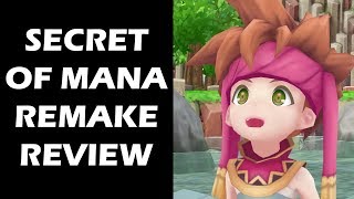 Secret of Mana Remake Review - How Good Is This Remake? (Video Game Video Review)