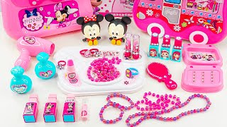 32 Minutes Satisfying with Unboxing Cute Pink Disney Minnie Mouse Makeup Play Set ASMR | Review Toys