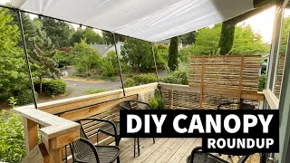 10 Inspiring DIY Canopies & Sunshades!