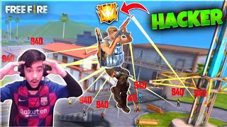 RANDOM HEADSHOT HACKER ON TRAINING GROUND😱-GARENA FREE FIRE