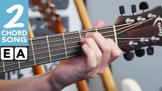 Video thumbnail of "Beginner Guitar Song 1 'For What It's Worth' by Buffalo Springfield - EASY 2 Chord Song"