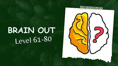 Brain Out Level 61-80: The Puzzle Guru