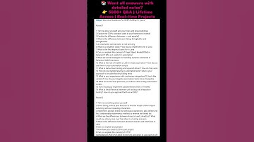 Interviewvragen voor automatiseringstesten #shorts #testen #selenium #qa #interviewvragen #eerste...