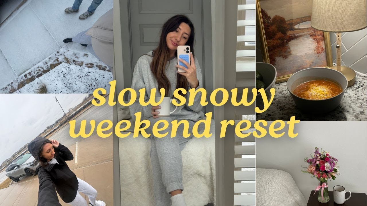 *snow* in texas? cozy home reset weekend