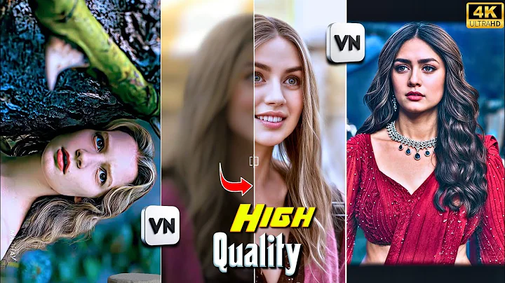 Trending 4K 8K 16K Video Editing Tutorial | How To Increase Video Quality In Vn App | 4k Quality