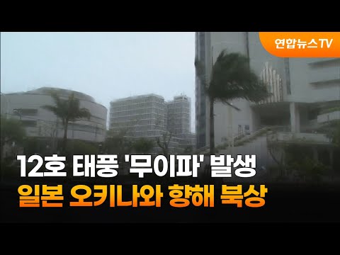 12호 태풍 무이파 발생 일본 오키나와 향해 북상 연합뉴스TV YonhapnewsTV 