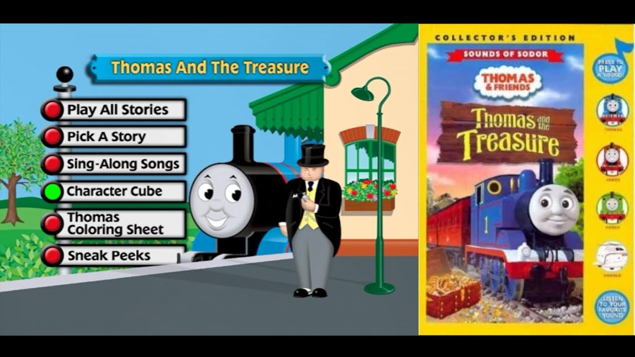 Thomas And Friends Thomas And The Treasure Dvd Menu 2 Youtube 