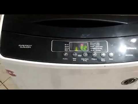 Error E2 Haier Washing Machine - Causes and Fixes