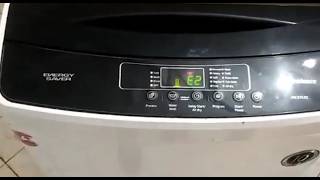 Error E2 Haier Washing Machine - Causes and Fixes