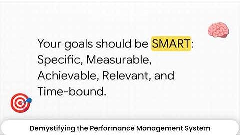 Demystifying the Performance Management System