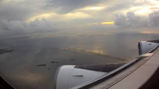 Philippine Airlines Airbus A340-300 Mactan, Cebu Airport Landing Runway 04