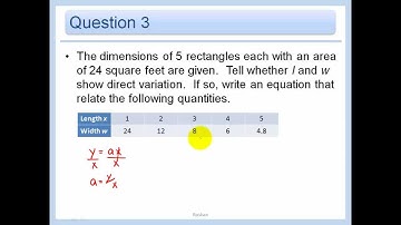 2.5 - Model Direct Variation