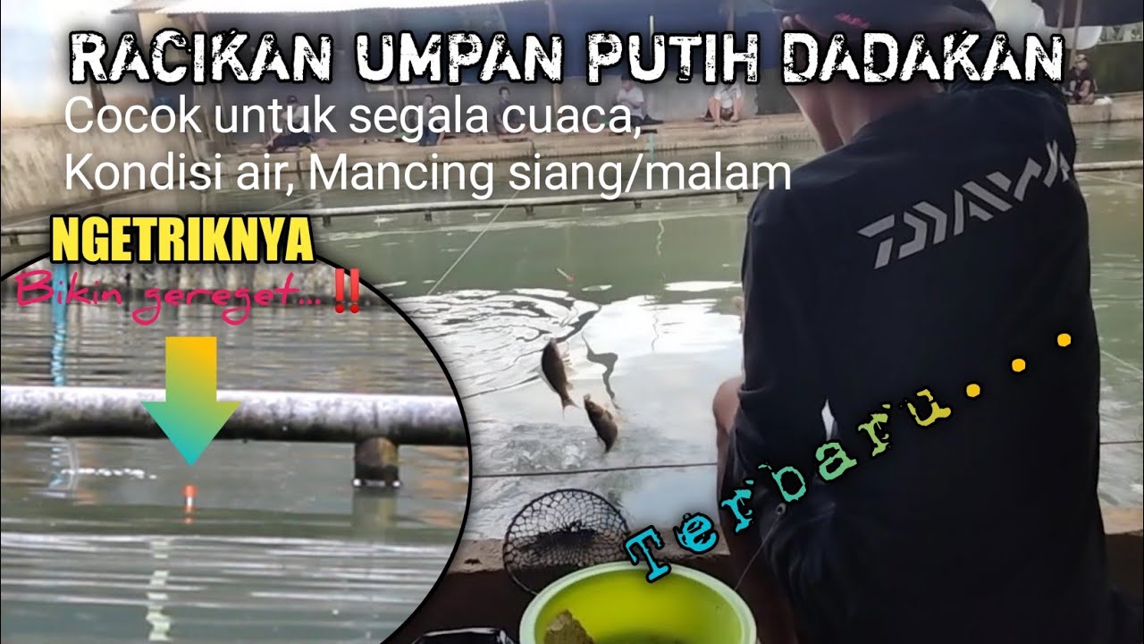 LANGSUNG TEST‼️RACIKAN UMPAN PUTIH DADAKAN TERBARU HASILNYA DILUAR DUGAAN