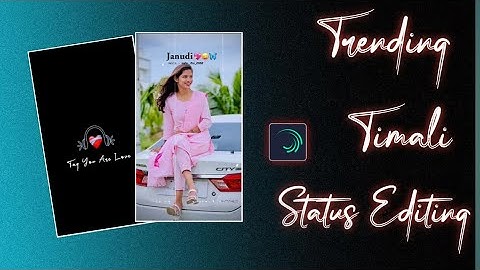 Instagram video editing alight motion full Project | Jagdish Rathva New Timali Status Editing 2025