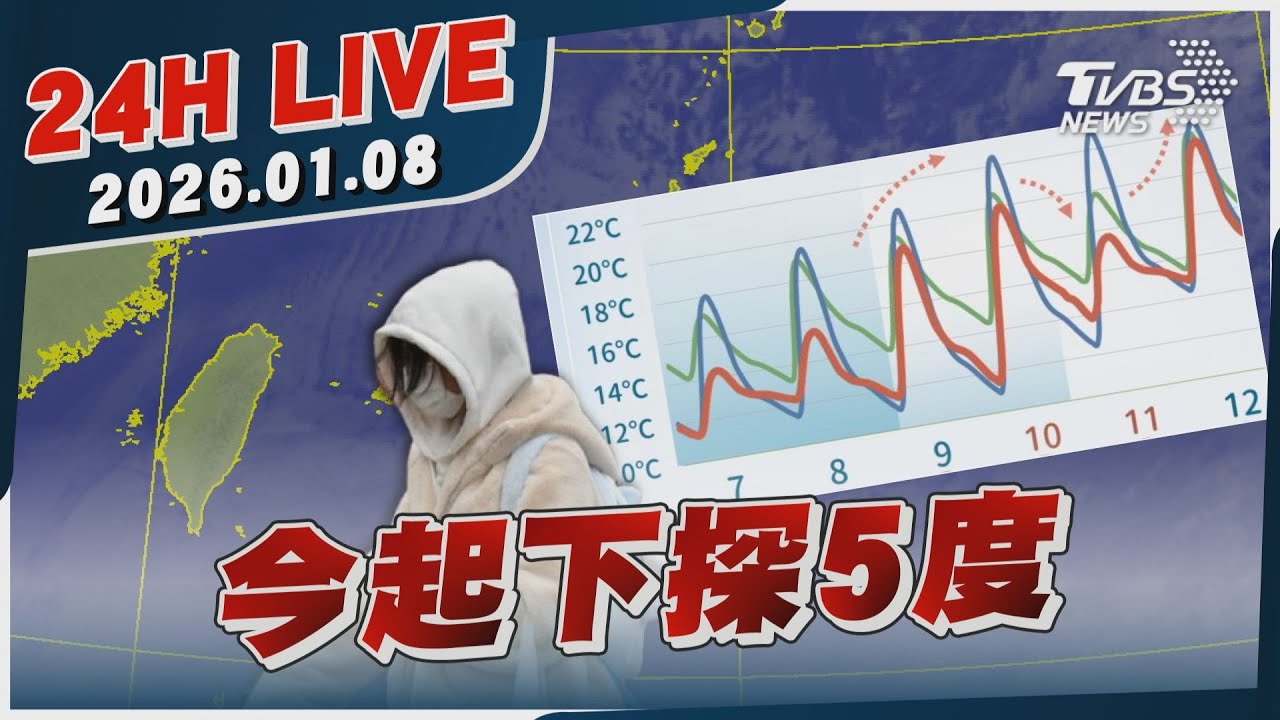 【LIVE】今起下探5度｜20260108｜TVBS新聞網