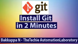 Git Tutorial for Beginners-1 || How to Install and Configure Git and GitHub on Windows