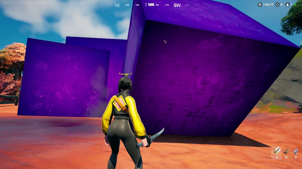 All the Fortnite Cubes are moving, the big one and the Baby Cubes - this is awesome! 
