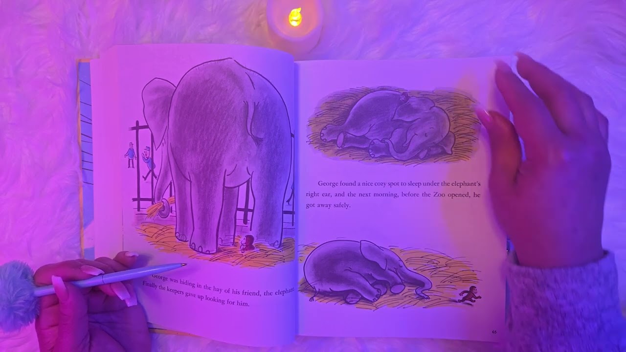 ASMR Whispered Bedtime Stories | Adventures of Curious George-Chapters 1-3