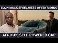 Elon Musk Rides Africa’s Self-Powered Car With Maxwell Chikumbutso