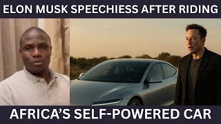 Elon Musk Rides Africa’s Self-Powered Car With Maxwell Chikumbutso