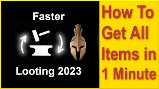 Assassins Creed Odyssey - How to get every item in 1 minute - Fastest gear farm 2023