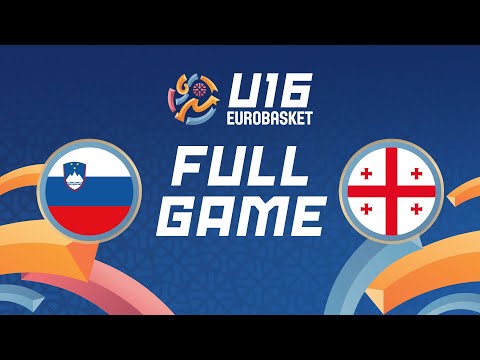 Group Phase | Slovenia v Georgia | Full Basketball Game | FIBA U16 EuroBasket 2024