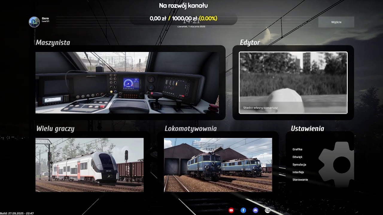 SimRail Noworoczna przejażdżka PL3