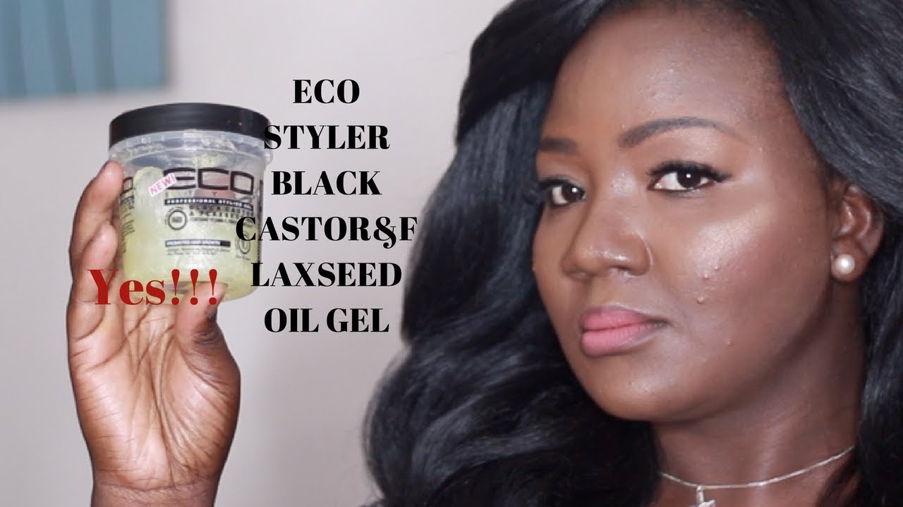 😱NEW ECO STYLER BLACK CASTOR OIL & FLAXSEED GEL DETAILED REVIEW YouTube