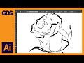 Drawing with the pen tool pencil tool  brush tool ep1019 adobe illustrator for beginners