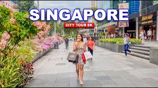 🌳 Exploring Singapore City in Nature on Foot | Best Of Singapore City Tour In 8K HDR🇸🇬🛍️❤️