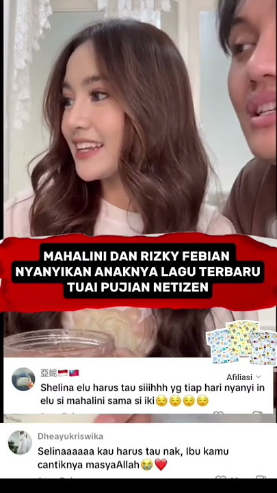 Rizky Febian and Mahalini Sing Their New Song for Their Son