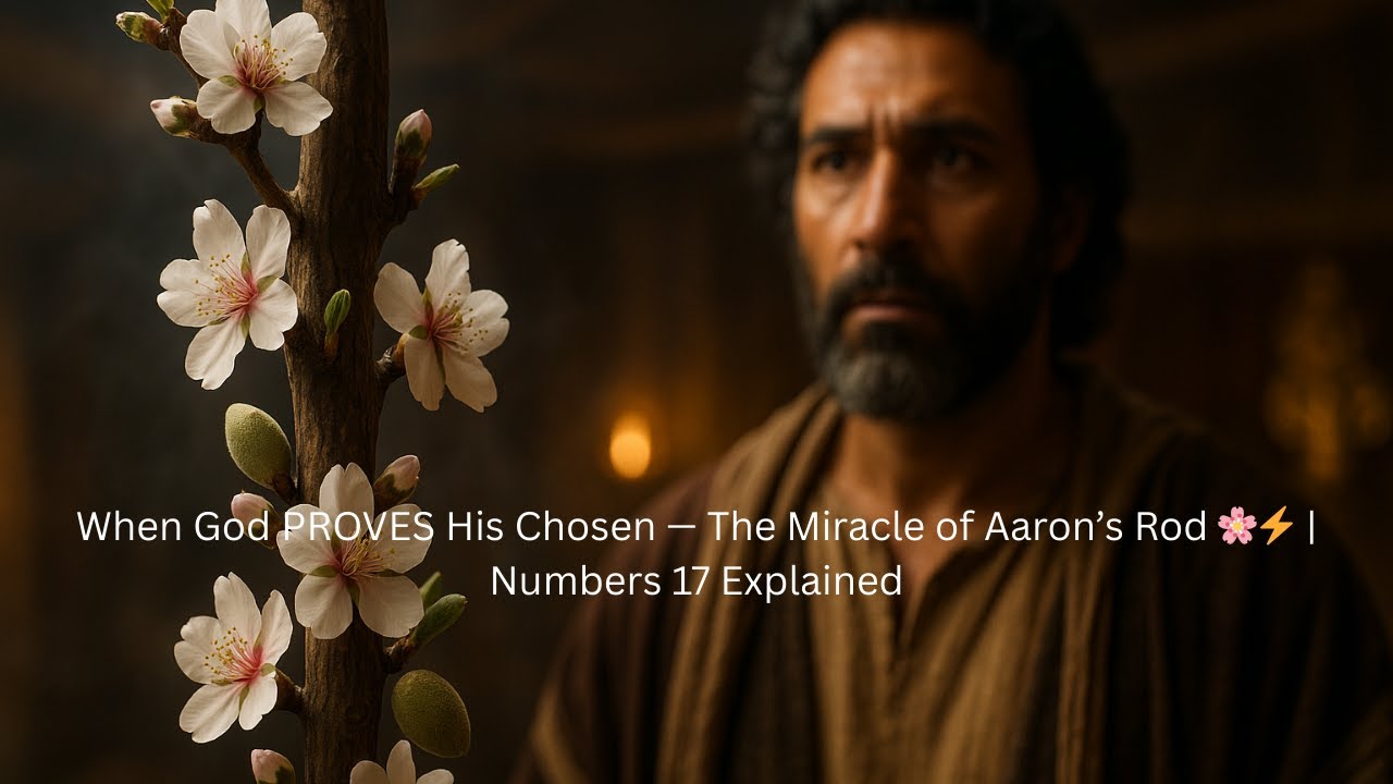 When God PROVES His Chosen — The Miracle of Aaron’s Rod 🌸⚡️ | Numbers ...