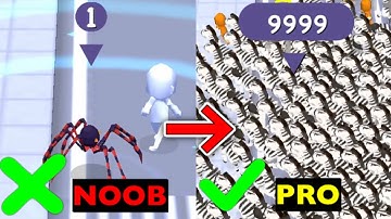 Noob VS Pro 【Crowd City】